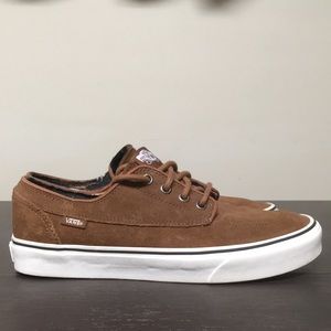 Men’s Vans! Gently used, Brown, low tops.